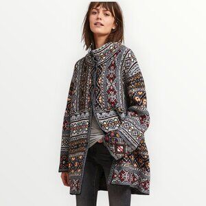 Anthropologie Aldomartins Oslo Alpaca Wool Blend Sweater Coat